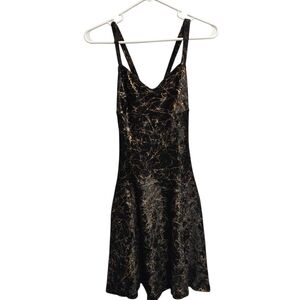 Vintage y2k 90’s Velvet Babydoll Slip Dress Mini Coquette Girly Lace One Size